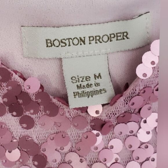 BOSTON PROPER SEQUINED TANK - Picture 6 of 6